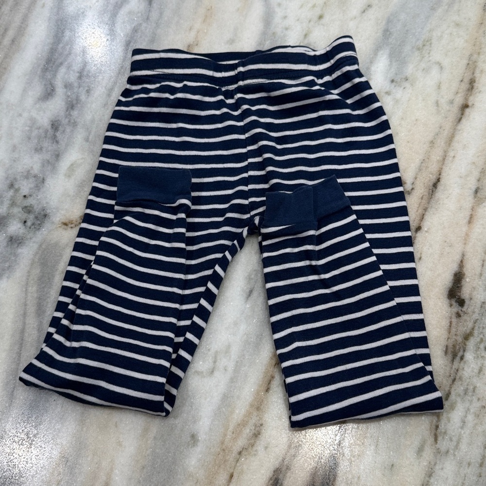 Carter's Navy and White Striped Leggings - Picture 3 of 4